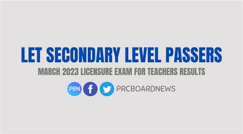 list of let passers 2003 secondary|LET Result 2023 Secondary Level: List of Passers, Top 10, Top .